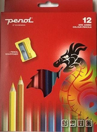 Penol Fargeblyanter mini jumbo 12 pk