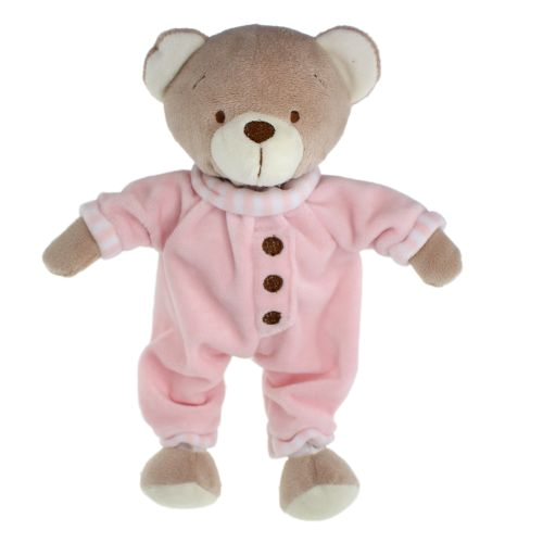 Tinka baby Bamse 25cm m/pysj rosa 