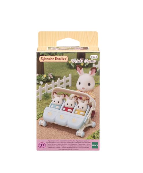 sylvanian triplet care set