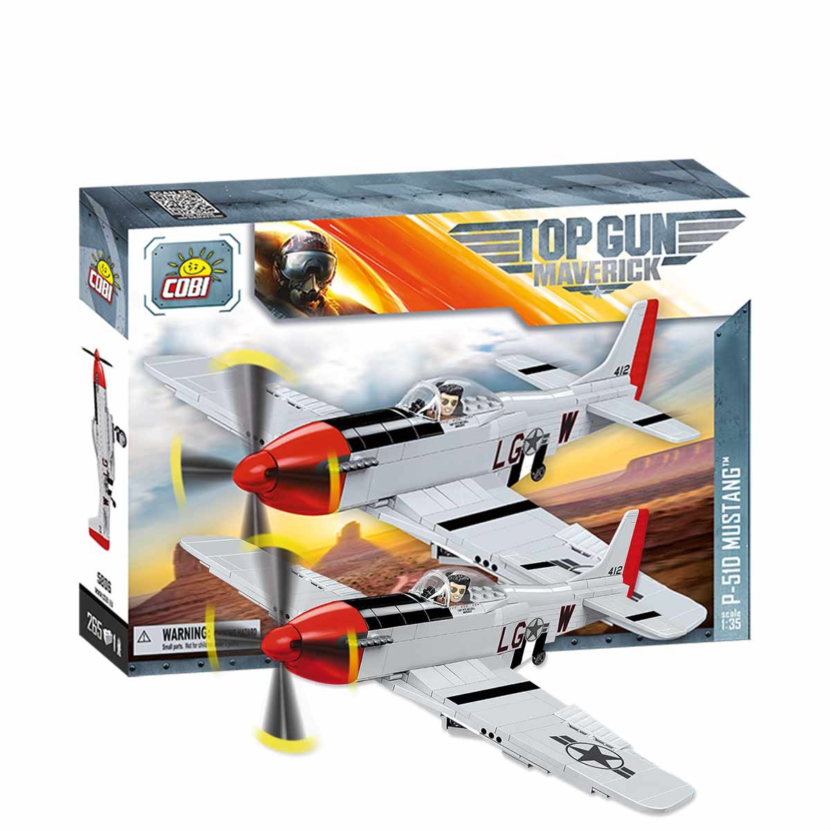 Top Gun Maverick P-51D Mustang - 266 deler